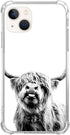 Scottish Highland Cattle Phone Case Compatible with iPhone 15 Plus, Hippie Wild Cow Animal Cover for Teens Men Women, Trendy Cool TPU Bumper Case ...