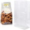 APQ Clear Gusseted Poly Bags, 4 x 2 x 10 Inch. Pack of 100 Gusseted Plastic Bags 1 Mil Thick for Favors with Open Top. Clear Plastic Bags for Pack...