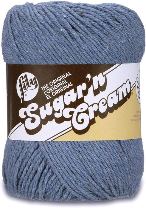Sugar'N Cream Yarn - Solids Super Size-Blue Jeans...