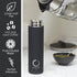 Pure Zen Tea Thermos with Infuser for Hot and Cold Infusions, Coffee and Fruit-Infused Water - Stainless Steel - Tea Infuser Bottle - Leakproof Tr...