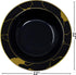 DecorLine Sophisticated Marble Collection Black & Gold Soup Bowls Set - 12" (Pack of 10) - Durable & Stunning - Perfect for Party Hosting & Memora...