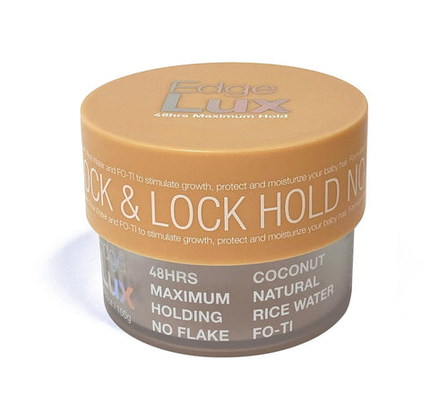 Edge Lux Edge Control Wax 48 Hour Maximum Hold No Flaking Natural Ingredients Scented Conditioning Styling Hair Gel Tamer (3.53 Ounce (Pack of 1),...