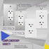 ENERLITES Isolated Ground Outlet, Industrial Grade Decorator Receptacle, 20A/250VA, 6-20R,62050-IG-W, White...