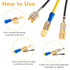 20 Pcs Piggyback Spade Connectors, 3 Way Adapter Dual Male to Single Female Unisulated Brass Quick Electrical Disconnect Connectors Piggyback Term...