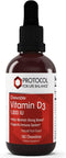 Protocol Liquid Vitamin D3 400 IU - Bone & Teeth Support* - Dietary Supplement for Immunity & Bone Mineralization* - Non-GMO, Halal, Kosher, Keto-...