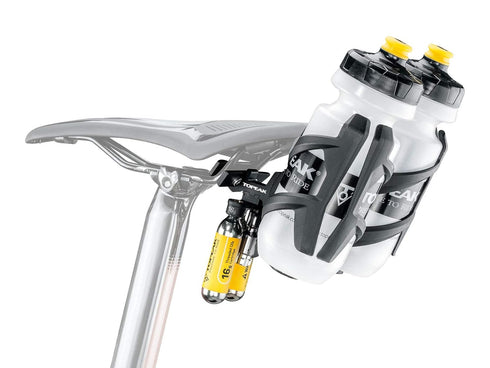Topeak Bike Tri-Cage with Integrated tire levers Black, 14.7 x 9 x 8.2 cm / 5.8” x 3.5” x 3.2”...