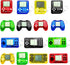 15Pcs Video Game Keychain Video Game Party Favors Video Game Party Supplies 3 Styles Mini Game Console Fidget Toys Bulk for Kids Classroom Prizes ...