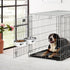 2 Pack Dog Crate Kennel Water Bowl No Spill, Hanging Stainless Steel Dog Bowls Attach to Kennel Cage Crate, Food Water Bowl Dish for Medium Small ...