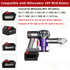 for Dyson V8 Battery Adapter for Milwaukee M18 18V Battery Convert to for Dyson V8 SV10 Animal Motorhead Handheld Vacuum Cleaner Converter (only A...