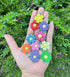 Handmade 100 Pcs Lovely Mulberry Paper Flowers 30x30mm Scrapbooking Wedding DIY Craft Supplies Card Paper Flowers Craft Projects (10 Colors)...