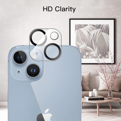 JETech Full Coverage Screen Protector for iPhone 14 6.1-Inch with Camera Lens Protector, Tempered Glass Film, HD Clear, 2-Pack Each......