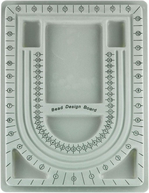 Tegg Bead Tray 32x24cm Gray Flocked Bead Design Board for Jewellery Making...