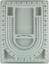 Tegg Bead Tray 32x24cm Gray Flocked Bead Design Board for Jewellery Making...