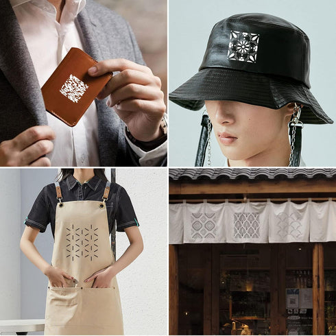 16 Pieces Wall Stencils for Painting, Herringbone Geometric Cubist Modern Wall Stencil, Reusable Templates for Painting on Walls Canvas DIY Craft ...