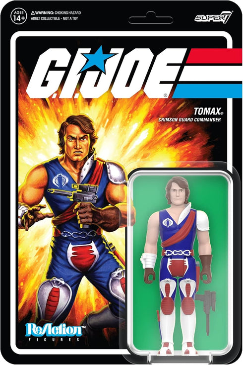 Super7 G.I. Joe Tomax - 3.75" G.I. Joe Action Figure with Accessory Classic Cartoon Collectibles and Retro Toys...