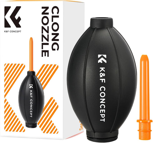 K&F Concept Lens Air Blower, Rubber Bulb Air Pump Dust Blower Cleaner, with Long Nozzle for Cell Phone,Tablet,Camera Lens Sensors,Keyboard,Telesco...