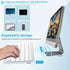 Bluetooth Keyboard, Ultra-Slim Wireless Keyboard for iPad, Rechargeable Ergonomic Computer Keyboard for iOS, Android, Windows PC Tablets Phone, Wh...