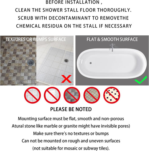 Yimobra Non Slip Bathtub Mat 40 x 16 Inch, Extra Long Shower Mat with Drain Holes, Machine Washable Baby Bath Mats, Strong Suction Cups for Bathro...