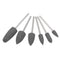 uxcell Mounted Grinding Bits Grinder Heads Different Head Shapes Silicone Polishing Wheels for Rotary Tools Dark Gray 6pcs...