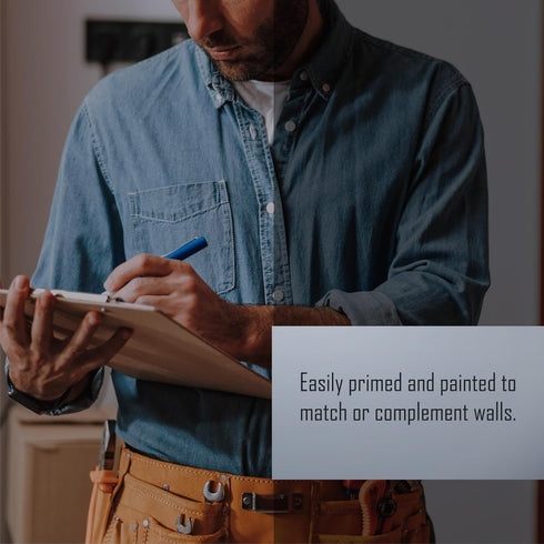 TayMac WRW-BB Metal Maxi Blank Electrical Outlet Cover Wall Plate with Screws for 2 Devices, 2-Gang, White Smooth...