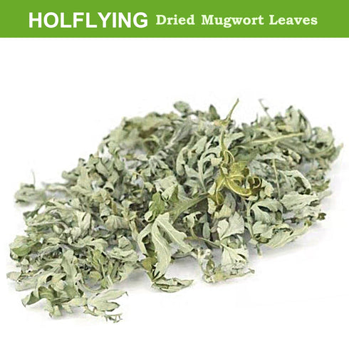 Dried Mugwort Leaves, 5.5oz(155.0g), Mugwort Leaf, Natural Artemisia Vulgaris Herbal Loose Leaves...