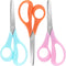 5.5" Left Handed Scissors for Kids Ages 3-5 Preschool Craft Supplies Toddler Safety Scissors,3 Bulk Small Child Scissor All Purpose...
