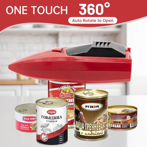 Housiwill Electric Can Openers, Multifunctional Kitchen Automatic Safety Cordless Opener No Sharp Edge, Battery Operated Can Opener for Chefs, Hou...