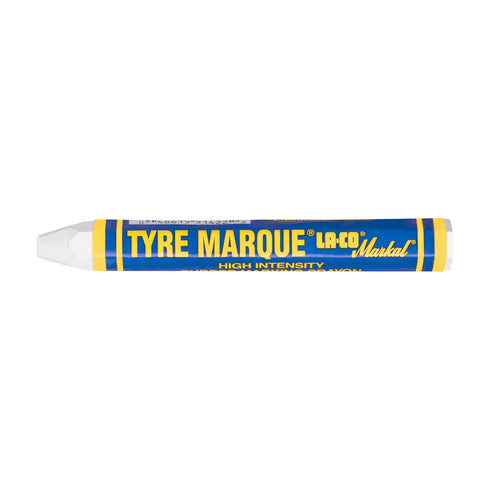 Markal - 51420 Tyre Marque Tire Marking Crayon for Temporary Tire Marking, -20 to 130 Degree F Temperature, 1/2" Diameter, 4-5/8" Length, White (P...