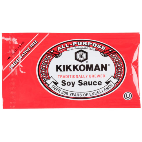 Kikkoman Soy Sauce Packets, Traditionally Brewed, 40-count...