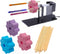 Epoxy Glitter Pen Turner Attachment, Pen Turner Adapter to Hold Pens, 28set Glitter Epoxy Pen Holder for Cup Turner DIY Craft Epoxy Resin Pen Maki...
