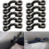 Kayak Pad Eye Kit, 10PCS Nylon Bungee Deck Loops Tie Down Pad Eye with 20 Screws for Boat Kayak Deck Rigging Kit...