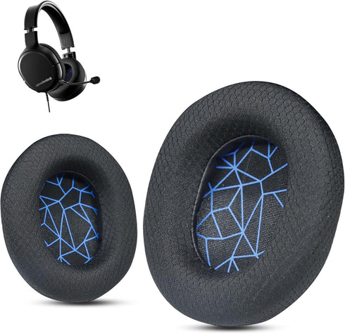 Arctis 7 Ear Cushion, Breathable Fabric Replacement Earpads Ear Cushions fit SteelSeries Arctis 1, Pro, 3, 5, 7, 7+, 7p, 7X, 9, Prime All Models W...