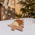 Amosfun Christmas Tree Cutting Board Acacia Kitchen Cutting Chopping Board Wooden Serving Tray Plate Cheese Platter Wine Holder Charcuterie Board ...