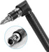 90 Degree Right Angle Driver, 11.6 Inch Bendable & Flexible Screwdriver Extension Soft Shaft and 10pcs Screwdriver Bit Set, Power Screwdriver Dril...