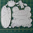 Frog Lotus Pond Metal Die Cuts,Cutting Dies Cut Stencils for Scrapbooking DIY Album Stamp Paper Card Embossing Decoration Craft...
