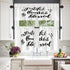 Inspirational Quote Love Kitchen Valances Half Window Curtain, Inspirational Thanksful Quote Message Blackout Decoration Valances Curtains Drapes ...