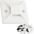 Super-Adhesive X-Large Cable Tie Mounts 100 Pack For Fast, Frustration-Free Wire Management. Anchor These Zip Tie Bases Tools-Free With Sticky Bac...
