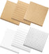 6 Pack Sticky Notes 3x3, Lined Sticky Notes Recyclable Self-Stick Grid Memo Pads, 300 Sheets Cute Sticky Note School and Office Supplies Clean Rem...