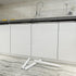 Glossy White Wallpaper peel and Stick Wallpaper Shiny Self Adhesive Removable Wallpaper,15.8" X 197"Waterproof Countertop Paper White Contact Pape...