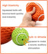 Dog Toys, Rugby Squeaky Dog Toys for Aggressive Chewers, Rubber Tough Dog Toys, Durable and Indestructible Football Dog Toys for Medium Large Dog ...