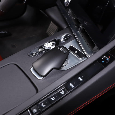 Gear Shift Knob Head Cover Fit for Chevrolet Corvette C8 Z06 Z51 2020 2021 2022 2023, ABS Drive Mode Switch Knob Cover Interior Gear Shifter Head ...