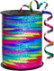 500 Yard Rainbow Ribbon?Rainbow Color Ribbon Curling Crimped?Rainbow Shiny Curling Shiny Ribbon?Balloon String?3/16" Laser Curly Ribbon ?Wedding, ...