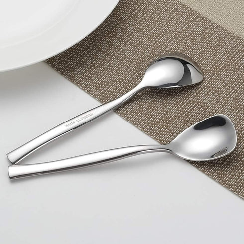 12-Piece Stainless Steel Ice Cream Spoons, Yogurt Spoon...