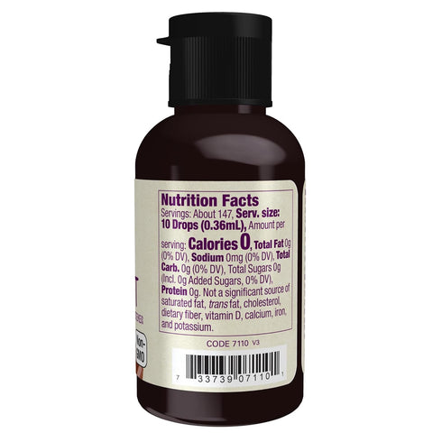 NOW Foods, Organic Liquid Monk Fruit, Chocolate, Zero-Calorie Sweetener, 1.8-Ounce...