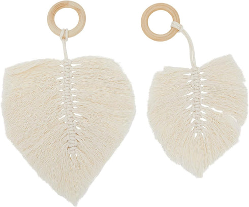 20 Pack Unfinished Natural Wood Rings for Crafts, Macrame Supplies, Jewelry Making, and Unfinished Wood Crafts (2.1 in Wooden Rings)...