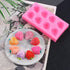 5 Pcs Strawberry Baking Mold 3D Cupcake Strawberry Mold Strawberry Silicone Fondant Mold for DIY Topper Decorating Cake Chocolate Cookies Sugar Po...