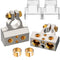 Heavy Duty Car Battery Connectors, 0/2/4/6/8/10 AWG, Top Post Multiple Battery Terminals (Silver)...