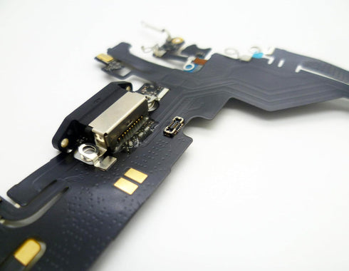 Charging Port Board Dock Connector Flex Cable Replacement Compatible with iPhone 14 Pro 6.1inch (Black)......