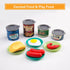 50Pcs Kitchen Playset, Toddler Pretend Cooking with Play Pots and Pans, Utensils Cookware, Daily Food, Fruit &Vegetables Accessories, Learning Gif...