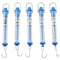 Spring Scale TAODAN 5PCS 5 Sizes Scientific Plastic Transparent Tubular Spring Balance, Hanging Tube Spring Scale, 1N, 5N, 10N, 20N, 30N...